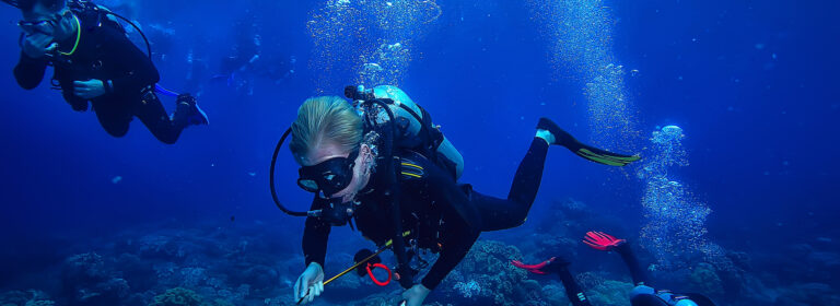Scuba diving is the closest you can get to flying